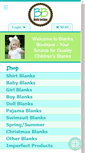 Mobile Screenshot of blanksboutique.com